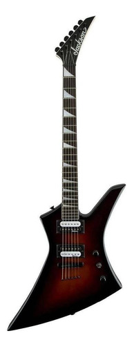 Guitarra Eléctrica Jackson Js Series Kelly Js32t De Álamo Viola Burst Satin Con Diapasón De Amaranto