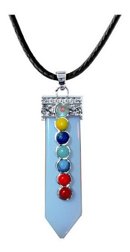 Collar Cuarzo 7 Chakras + Estuche Dayoshop