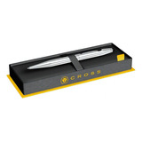 Boligrafo Cross Tech2 Cromo Color De La Tinta Negro Color Del Exterior Plateado