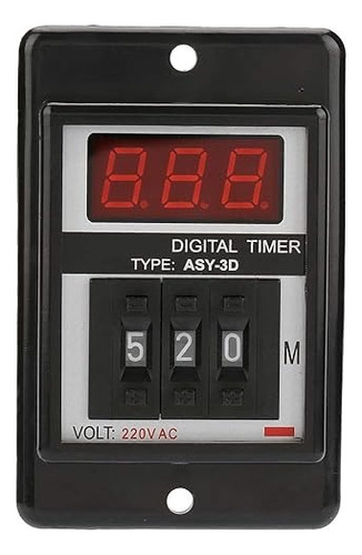 Temporizador Digital 999 Minutos 220 Vac (serie Asy-3d)