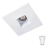 3 Spot Embutir Olho Moscou Branco Mini Dicroica Acl57 + Led