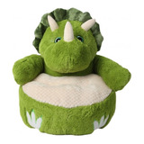 Sofá Triceratops De Peluche Dinosaurio Puff Para Niños 23046