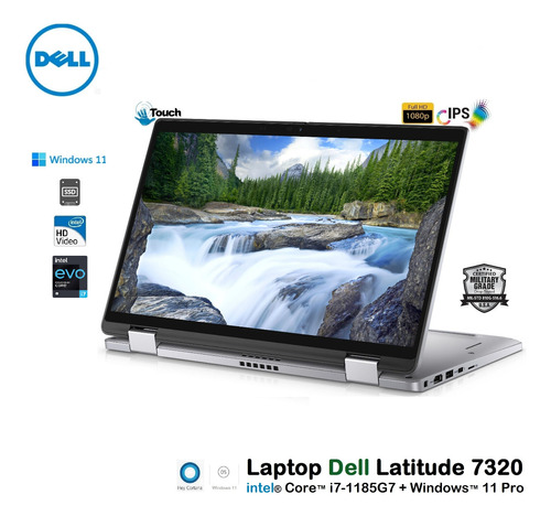 Dell Latitude 7320 Core I7-1185g7 16gb 256gb 13.3fhd360° W11