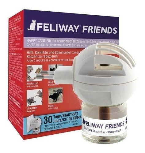 Feliway Friends Difusor Eléctrico Y Recarga De 48 Ml.