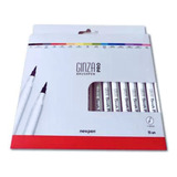Pincel Ginza Pro Brush Pen-newpen Caixa Vermelha-15 Unidades