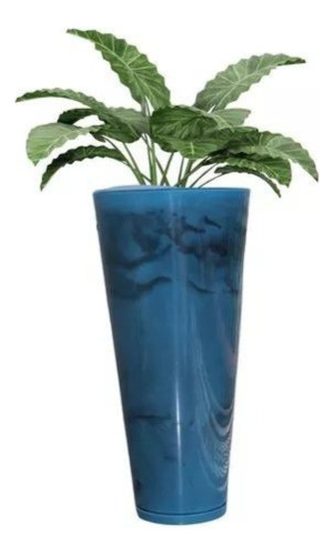 Vaso Plantas Decorativo Polietileno Grande Luxo Flores Sala