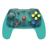 Control Inalambrico Nintendo 64 Ultima Generacion Retro F. Color Azul