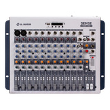 Mesa De Som Mixer Sense 1202 Com 12 Canais Ll Audio