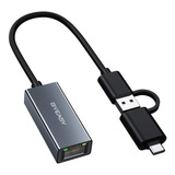 Adaptador Usb A Ethernet + Adaptador Usb A Usb C