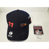 Gorra De Checo Perez Autografiada Por Checo