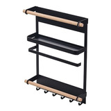 Organizador Plegable Cocina Rack Magnético Heladera O Pared 