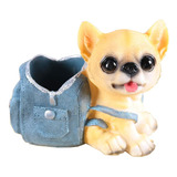 Yooce Puppy Dog Pencil Holder Pet Pen Cup Organizador De Esc