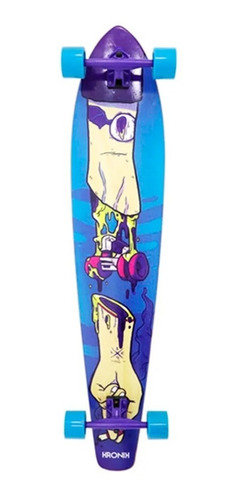 Longboard Montado Kronik  Maple Pulse 1 Metro E 16 Cm