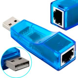 Placa De Rede Usb Externa Rj45 Adaptador Lan Ethernet 10/100