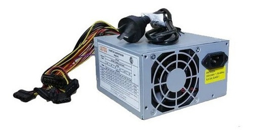 Fuente Pc Atx Letos 550w /20+4 Pines +2 Molex +2 Sata +cable