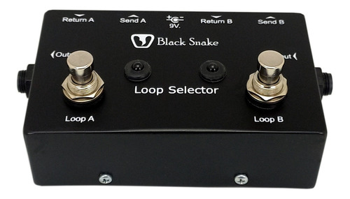 Pedal Loop Selector2 Black Snake, Loop Switcher, Ab Loop.