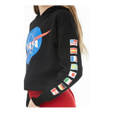 Sudadera Hoodie Moda Nasa Space Administration Banderas