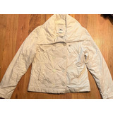 Hermosa Chamarra Lacoste Beige Claro 38 Europe Original!!