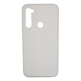 Estuche Protector Silicone Case Para Redmi Note 8 Blanco