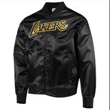 Chaqueta Mitchell & Ness Los Angeles Lakers Big Face 4.0 Satin Hombre