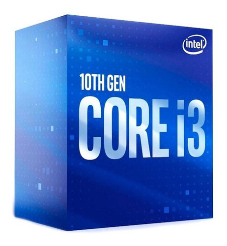 Processador Intel Core I3-10100 De 4 Núcleos E 3.6 Ghz