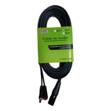 Cable De Audio Con Plug Tipo Cannon A 2 Plugs Rca Radox