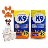 02 Tapete Higiênico Pet K9 Pet 80x60 30 Unid Cães