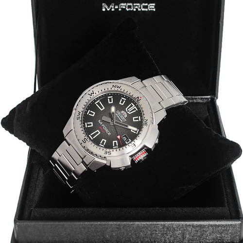 Relógio Orient Automático M-force Ra-ac0n01b10b Diver 200m