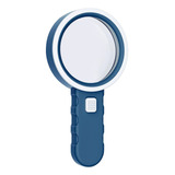 Dark Blue Reading Magnifying Glass . .