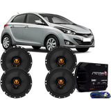 Kit 4 Alto Falante Original Jbl Vw Golf 6pol 200w + Modulo 