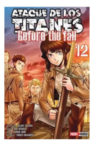 Ataque De Los Titanes Before The Fall Tomo N.12 Panini Anime