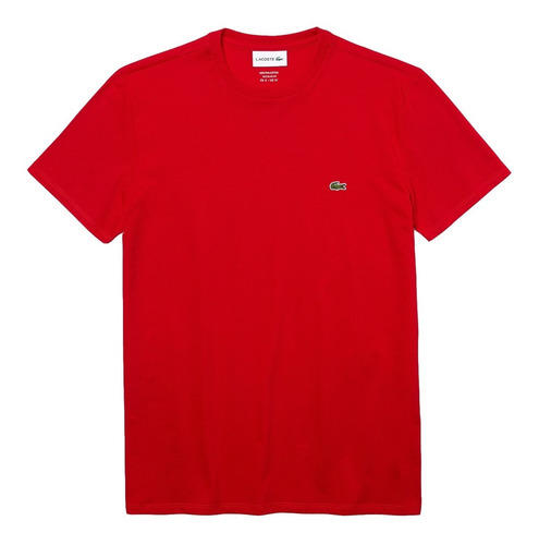 Remera Lacoste Hombre Básica Algodón Pima Cuello Redondo