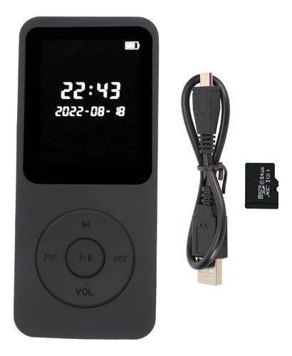 Reproductor Mp3 Mp4 Bluetooth 5.0 Lcd Digital Ultradelgado 1