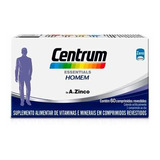 Centrum Essentials Homem A A Zinco 60 Comprimidos Revestidos
