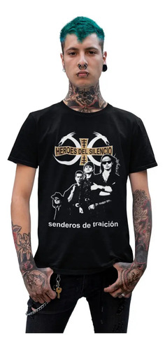 Playera Tematica Heroes Del Silencio Senderos De Traición