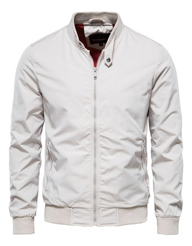 Jaqueta Corta-vento Masculina Casual Leve Bomber Varsity