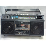Radio Grabadora Cassete, Qfx Boombox J-230bt Recargable. 