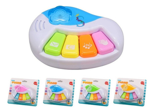 5 Piano Infantil Teclado Musical Educativo Brinquedo Barato