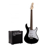 Paquete Guitarra Electrica Yamaha Amplificador, Eg112gpiibl