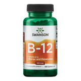 Vitamina B12 500mc Energia Y Metabolismo 100 Capsulas Eg B11