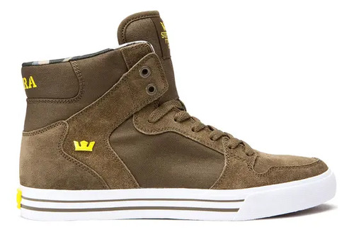 Tenis Supra Vaider Vintage Khaki White | Envío gratis