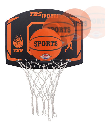 Tabela De Basquete Aro 41 Cm+ Rede + Bola Oficial 7 Premium