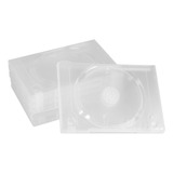 Caja De Almacenamiento De Cd Transparente De Doble Disco Por