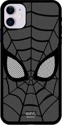 Funda Celular Diseño Spiderman Superheroe Mascara Negra
