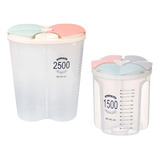 Pack Bote Almacenador Cereal Organizador Cocina Alacena 