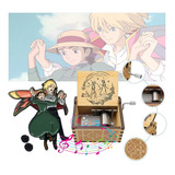 Caja Musical Sophie Y Howl Castillo Ambulante+broche Regalo