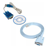 Kit Cabo Console Db9 X Rj45 + Cabo Serial Rs232 Db9 X Usb