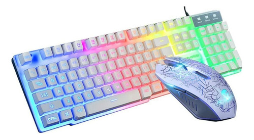 Juegos Teclado Y Ratón Combos Arco Iris Led Retroiluminaci¿