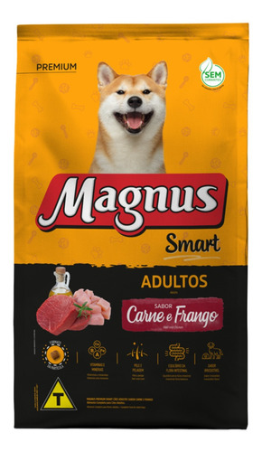 Magnus Smart Ração Para Cães Adultos 15kg