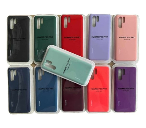 Estuche Forro Goma Silicon Para Huawei P30 Pro